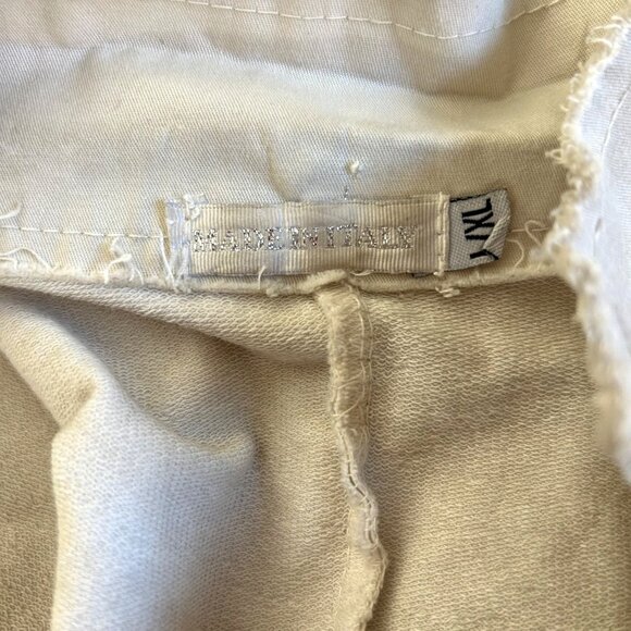 Womens Sz L/XL Ivory Military-Style Jacket With Decorative Buttons - Picture 8 of 10